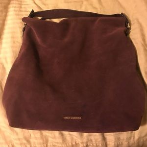 Vince Camuto hobo in burgundy